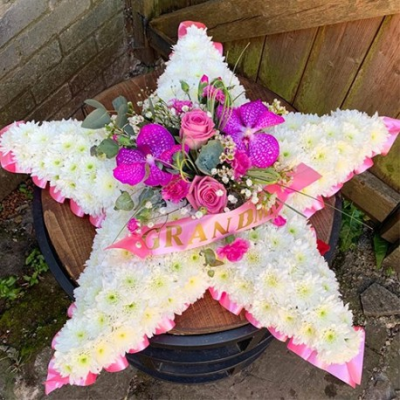 Star - The star. Colour requirements to your choice.Standard size, 3 days notice required.